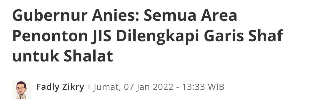 Stadion JIS Sudah Bagus untuk Gelar Pertandingan, tapi...