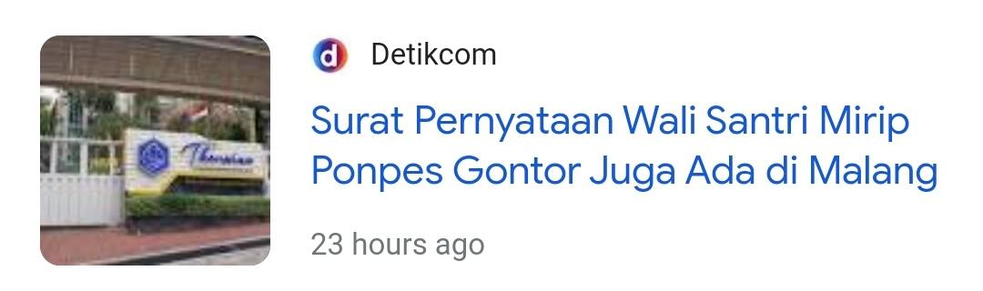 Pondok Modern Malang Terapkan Khatam Al-Qur'an Bukan Hukuman Fisik ke Santri