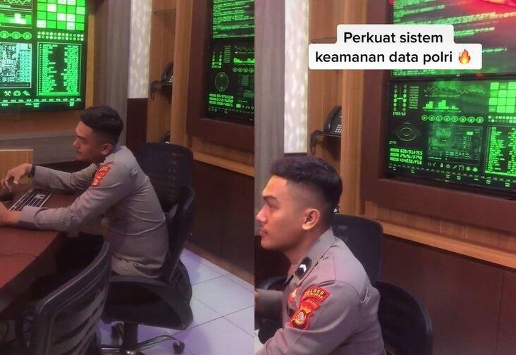 Polisi Pamer Ruangan Canggih Bak Hacker, Netizen: Mirip Warnet