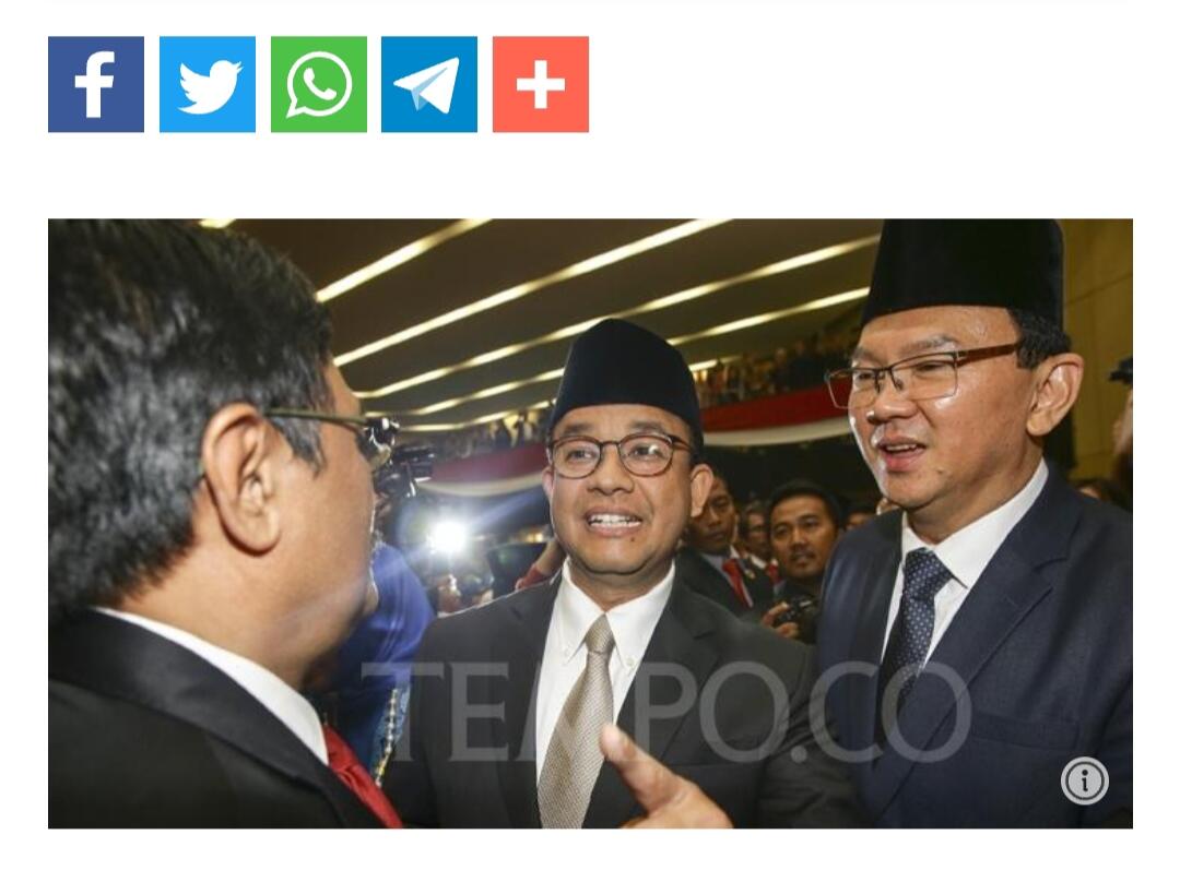 Anies Baswedan Bertemu Ahok di Pernikahan Anak Politikus Nasdem
