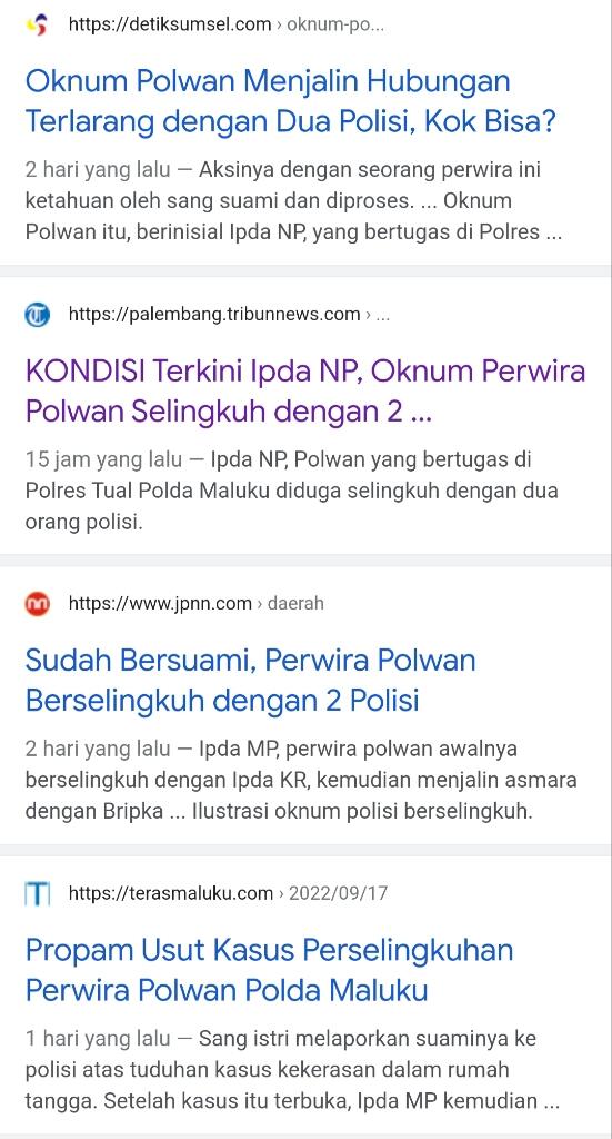 KONDISI Terkini Ipda NP, Oknum Perwira Polwan Selingkuh dengan 2 Polisi, Kapolda 