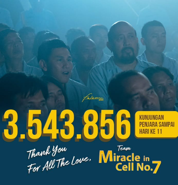 Calon Rekor Baru? Miracle In Cell No. 7 Nembus Lebih Dari 3 Juta Dalam 11 Hari!