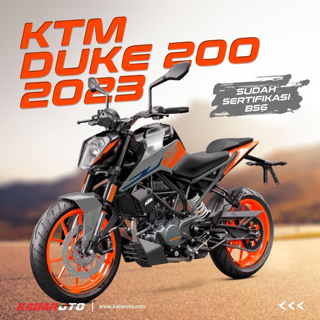 KTM Duke 200 2023 Meluncur, Mendapatkan Warna Baru