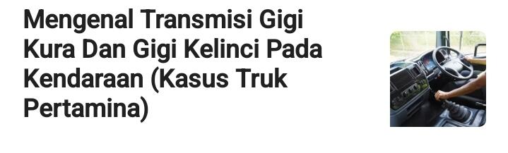 Cerita (Sedih) Dibalik Potekan Daun yang Dipasang Di Truk Mogok