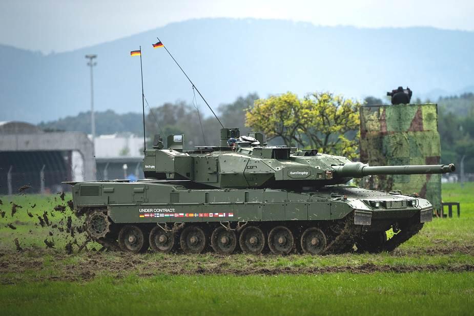 KMW dari Jerman Pamer Leopard 2A7+ dengan Trophy APS Dalam Acara NATO Days di Ceko