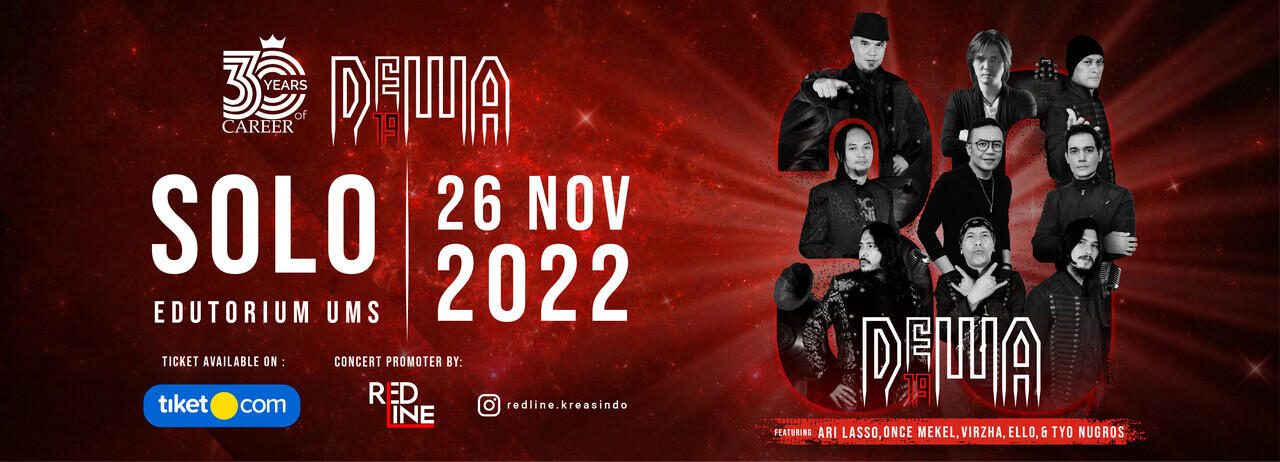 Solo Bersiaplah, Konser 30 Tahun Dewa 19 Siap Digelar!