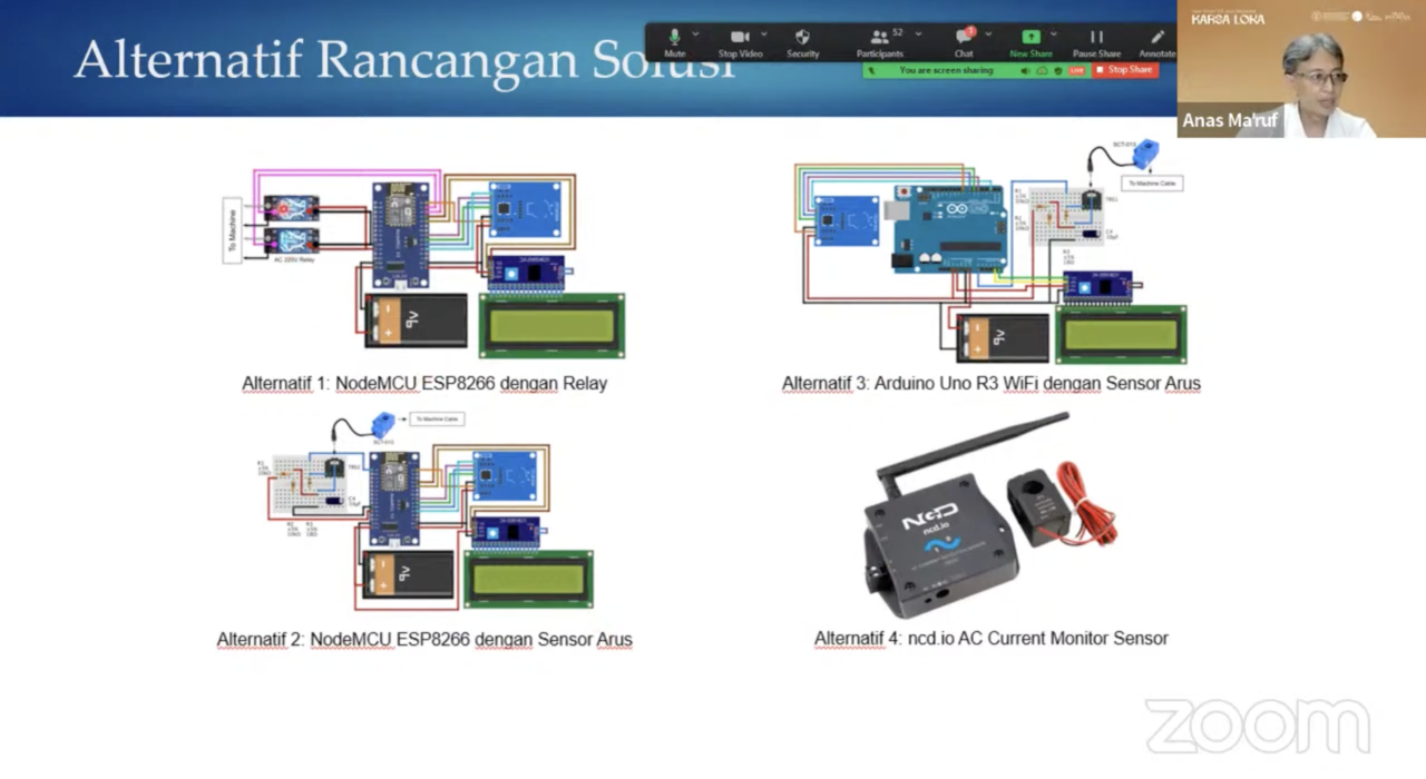 Penggunaan IoT Cloud Untuk Memonitor Mesin Produksi