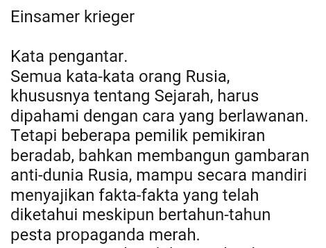SAYA TIDAK BISA MELARIKAN DIRI