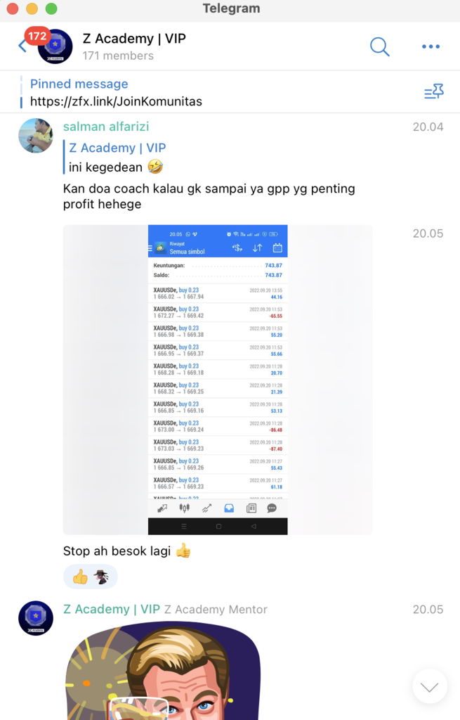 Rahasia Cara Menghasilkan profit trading forex/gold dengan zfx academy