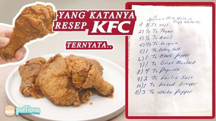 Ternyata Ini Penyebab Bumbu KFC Terasa Enak! Tapi Sayang Di Complain Oleh Orang Barat