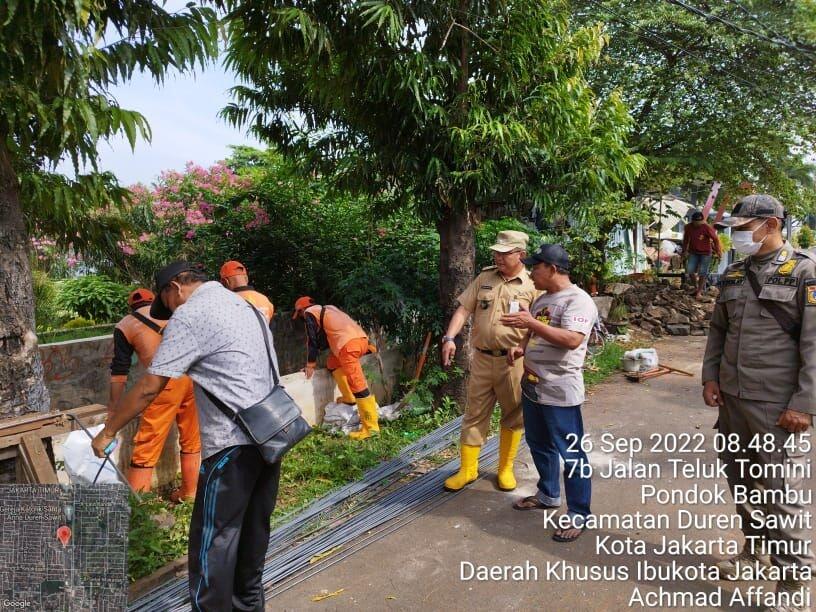 Warga Khawatirkan Sodetan Antibanjir, Begini Respons Lurah Pondok Bambu