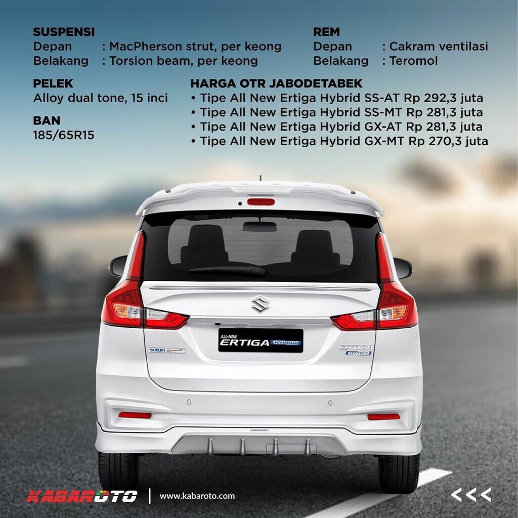 All New Suzuki Ertiga Hybrid Diklaim Irit BBM