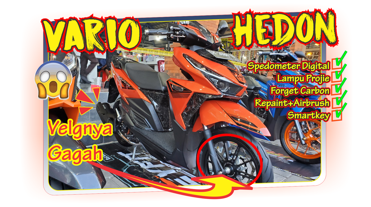 Vario Modif Hedon, Mahakarya Dari Bali