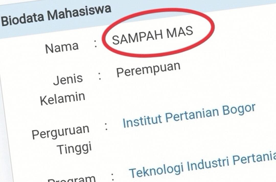 Gokil! 20 Nama Mahasiswa Terkonyol yang Membuatmu Tak Berhenti Geleng-Geleng Kepala 