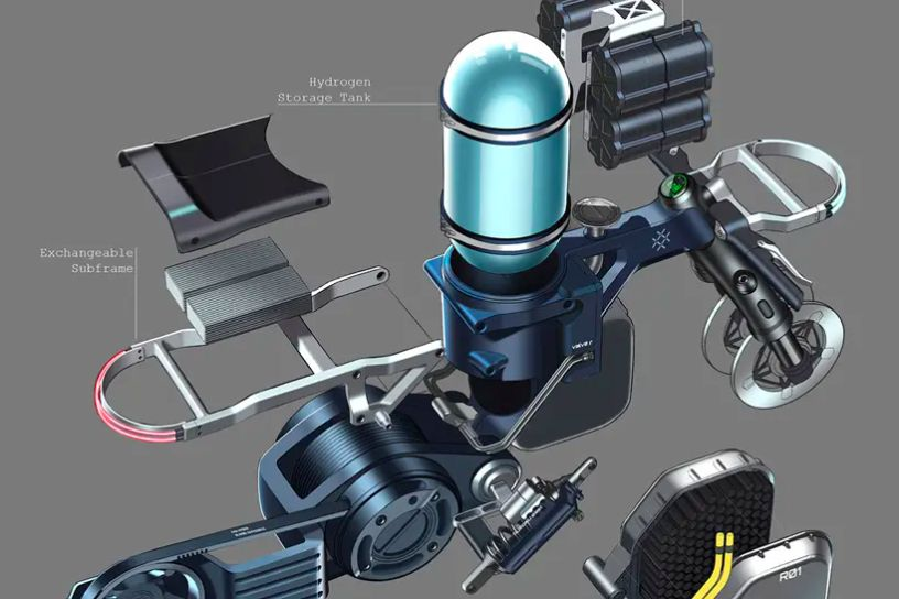 Ini Dia Motor Konsep Hidrogen Masa Depan, Keren Gak?