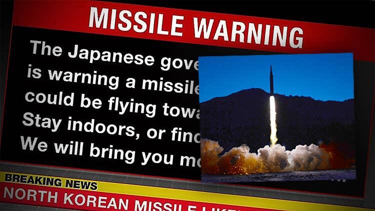 Rudal Balistik Korea Utara Terbang Melintasi Jepang, Membuat Suasana Jadi Tegang