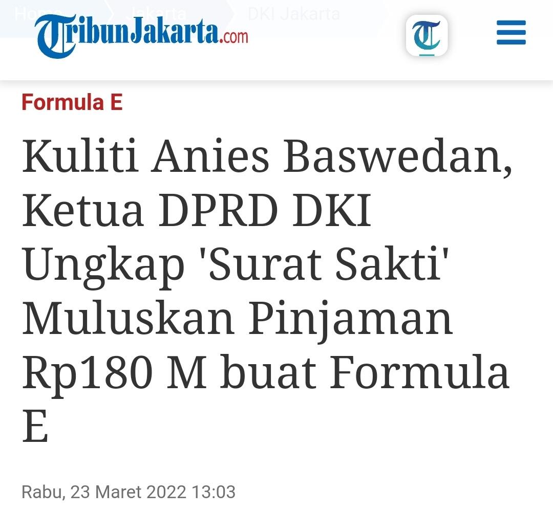 Novel Baswedan Sebut Pimpinan KPK Paksakan Kasus Formula E!