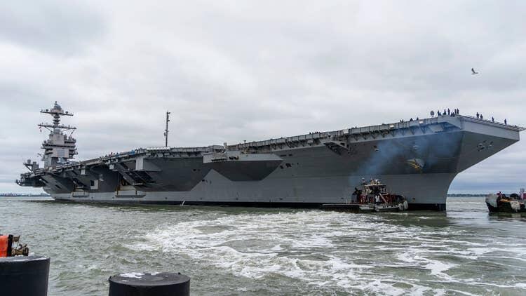 Paman Sam Kirim Kapal Induk USS Gerald R. Ford Menuju Samudra Atlantik