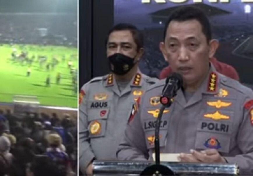 Kapolri Umumkan Enam Tersangka Tragedi Kanjuruhan Tewaskan 131 Orang