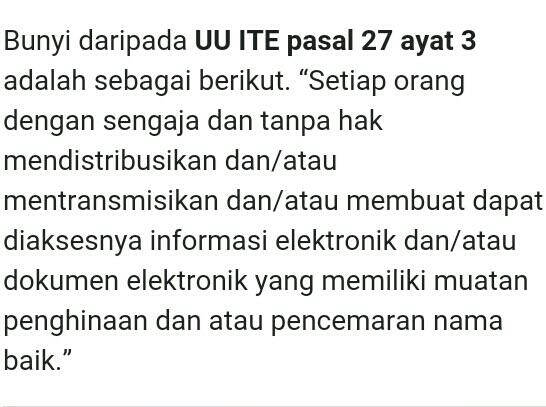Informasi UU ITE