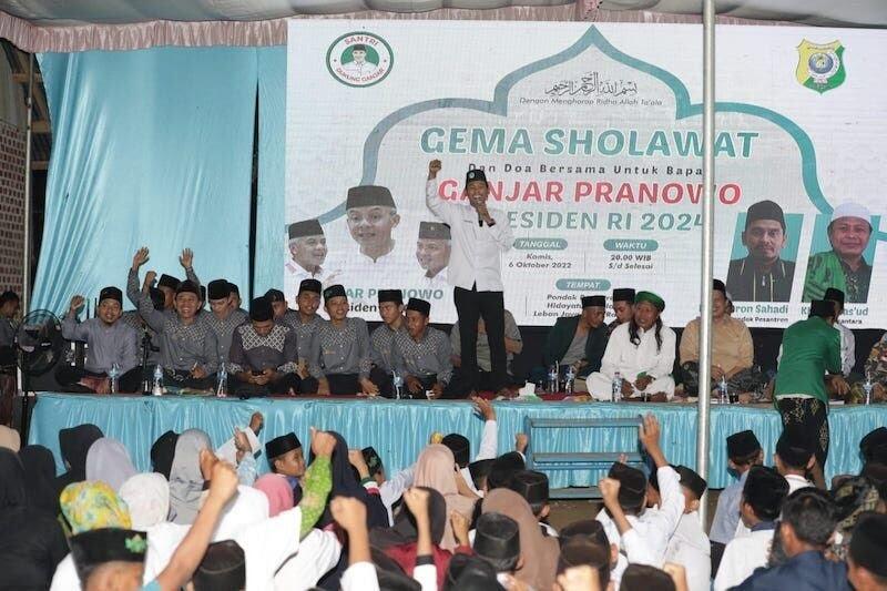 Santri Dukung Ganjar Yogyakarta Peringati Maulid Nabi, Terselip Doa Untuk Negeri