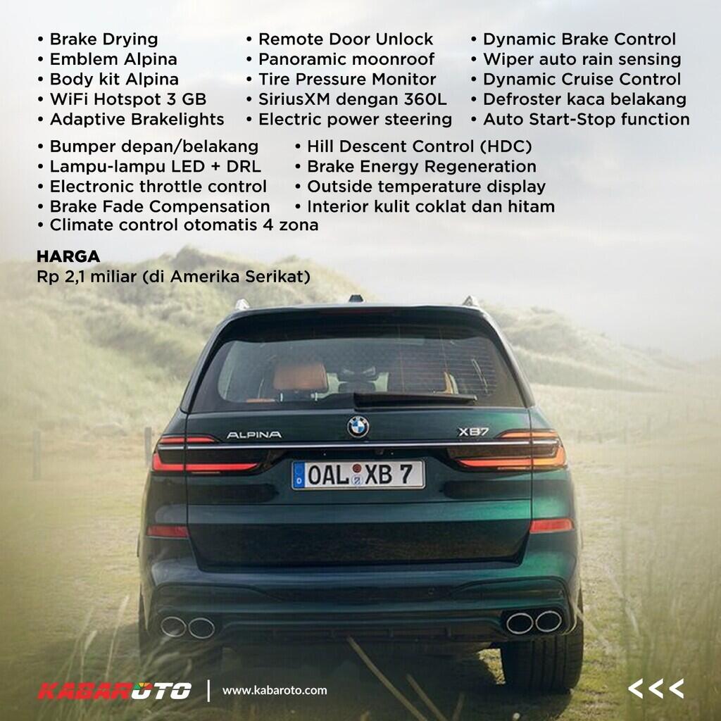 Alpina XB7 Versi Elegan Dan Lebih Sempurna BMW X7
