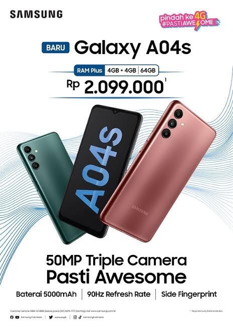 Samsung A04s Rilis! Apakah Akan Laris Manis?