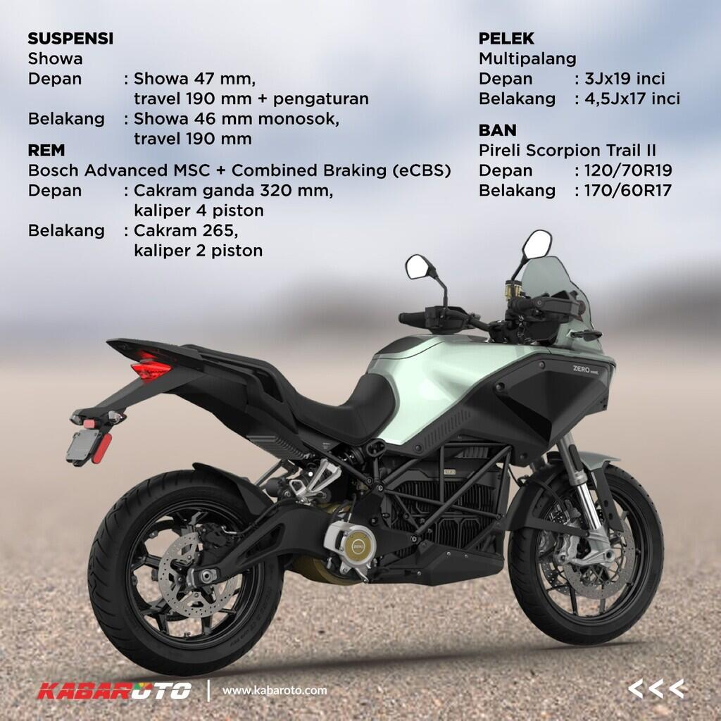 Zero DSR/X 2023 Resmi Meluncur, Motor Listrik Adventure Bertenaga Besar