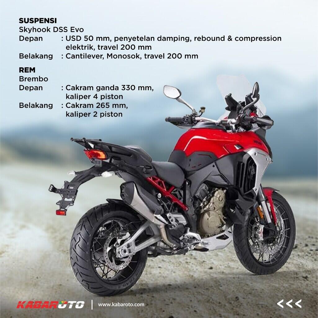 Ducati Multistrada V4 Rally 2023, Siap Menjelajah Lebih Jauh