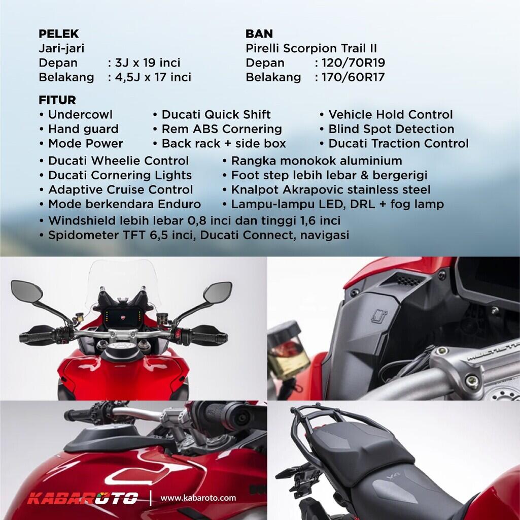 Ducati Multistrada V4 Rally 2023, Siap Menjelajah Lebih Jauh