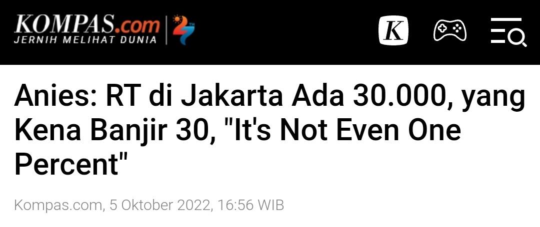 50 RT di Jaksel dan Jaktim Terendam Banjir, Tertinggi 2,2 Meter di Cawang