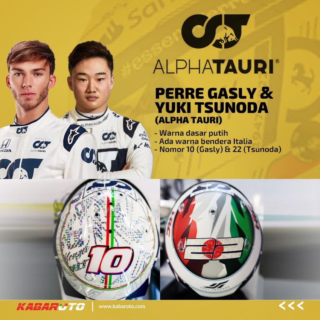 Deretan Helm Spesial Pembalap F1 Di GP Jepang 2022