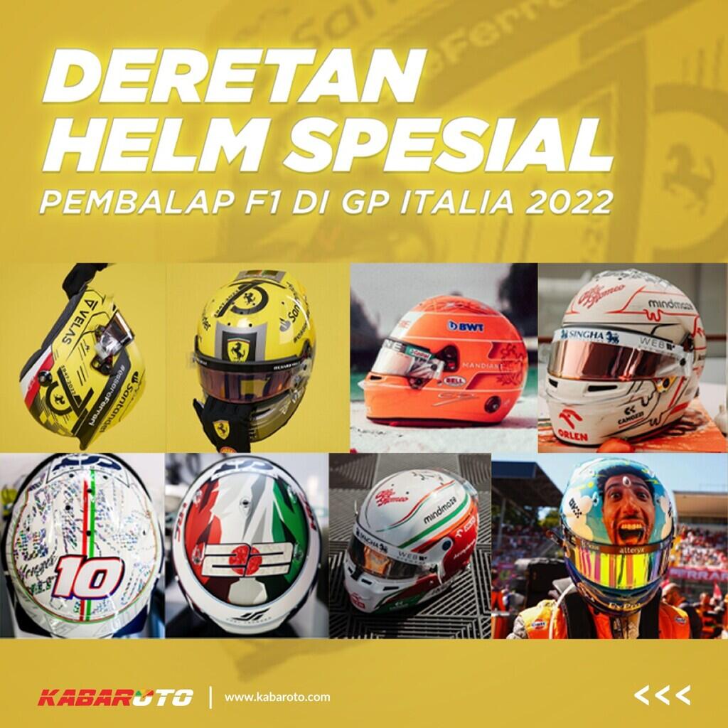 Deretan Helm Spesial Pembalap F1 Di GP Jepang 2022