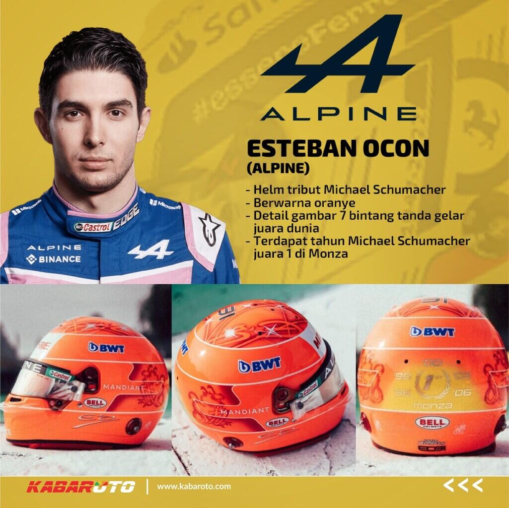 Deretan Helm Spesial Pembalap F1 Di GP Jepang 2022