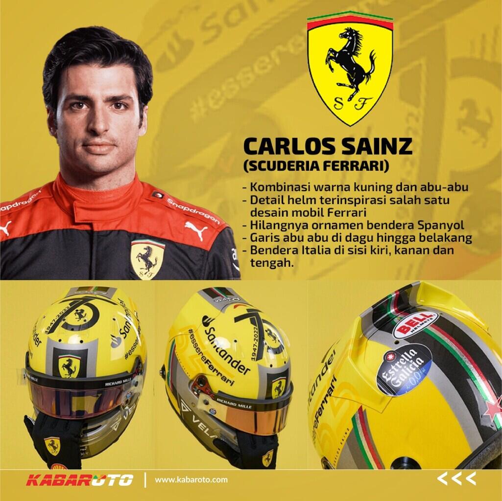 Deretan Helm Spesial Pembalap F1 Di GP Jepang 2022
