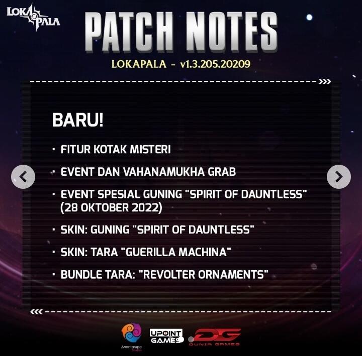 Lokapala update patch, migrasi server, dan event baru GrabxLokapala