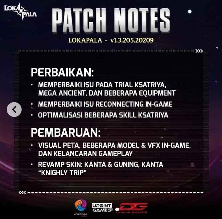 Lokapala update patch, migrasi server, dan event baru GrabxLokapala
