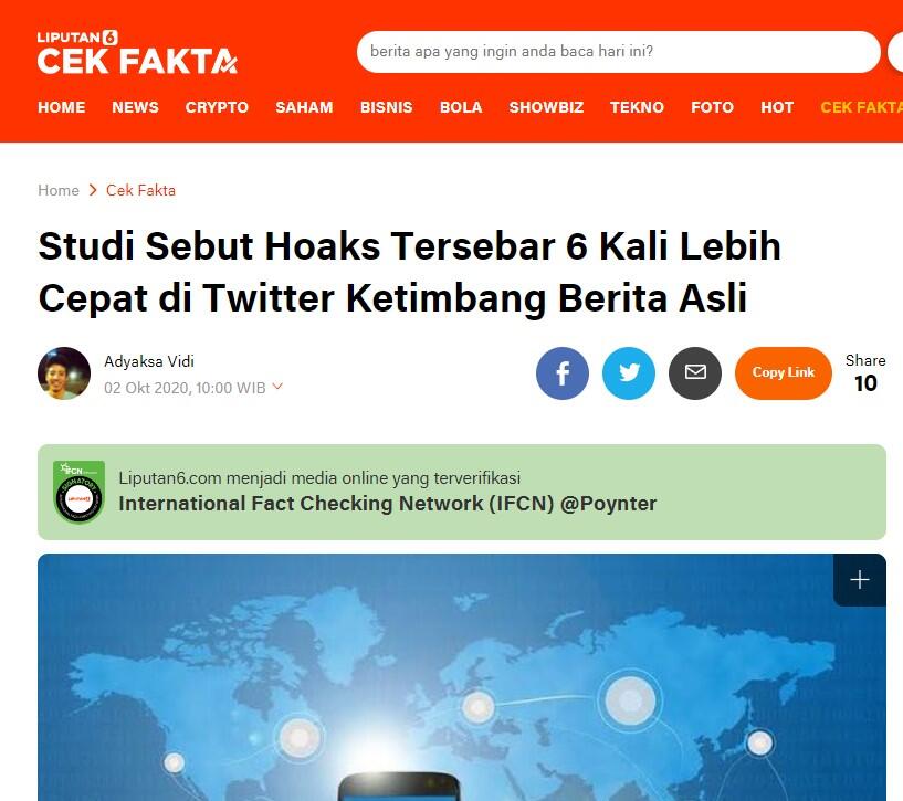 Ada Hoaks di Twitter? Kepoin cara ngeceknya Gan ...