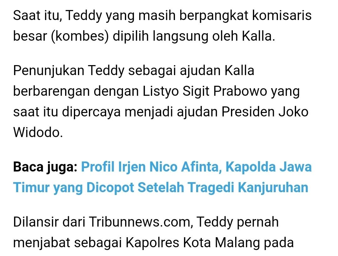 Saat Jokowi Merasa Tak Nyaman dengan Gaya Pengamanan Teddy Minahasa...