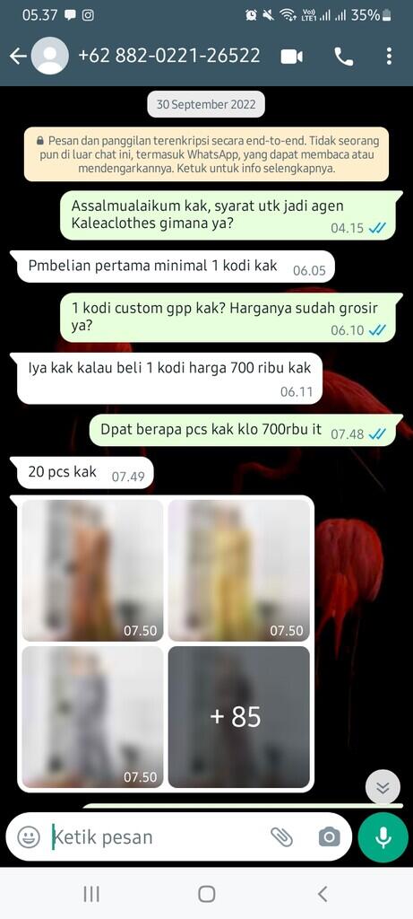 Jangan tergiur beli barang grosir via Website