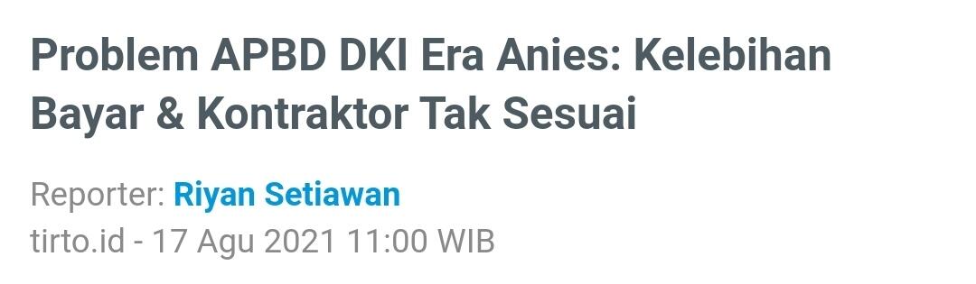 Anies: Jadilah Saksi Kami saat Nanti Mempertanggungjawabkan di Hadapan Allah