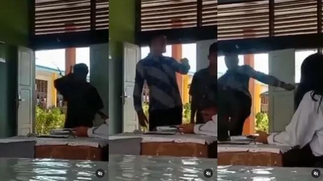 Gagal Jadi Contoh, Oknum Guru Malah Tendang sampai Lempar Tas ke Murid di Depan 