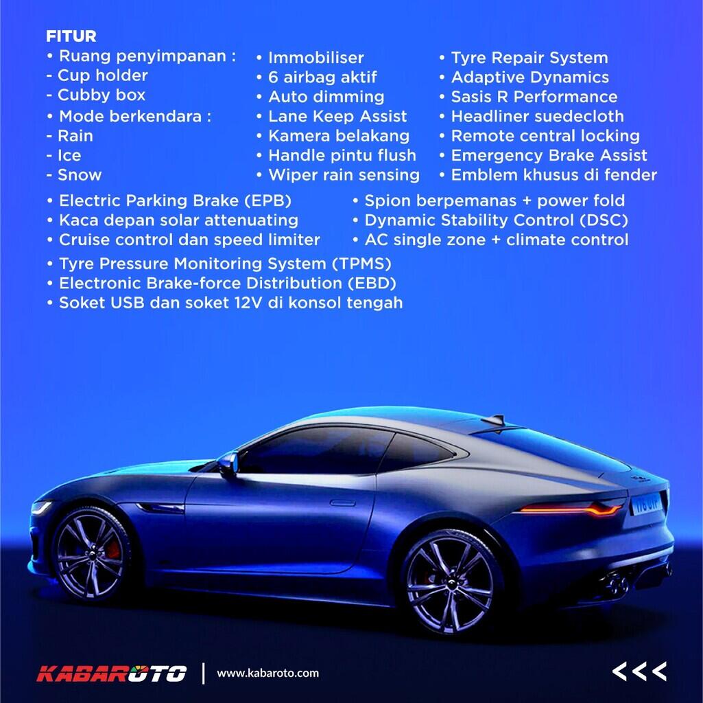 Jaguar F-Type Edisi Khusus Dibanderol Mulai Rp1,3 Miliaran