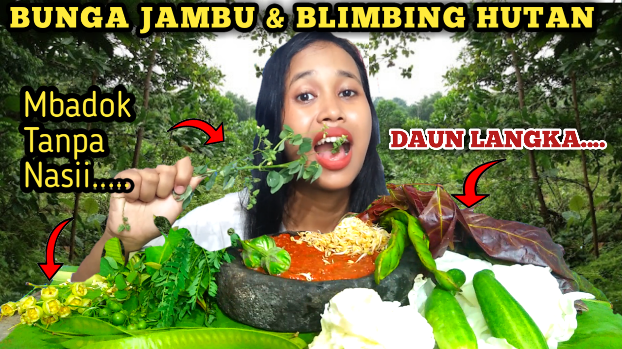 Aneka Macam Lalapan Mentah !! Yang Nomor 4 Jarang ditemui ????