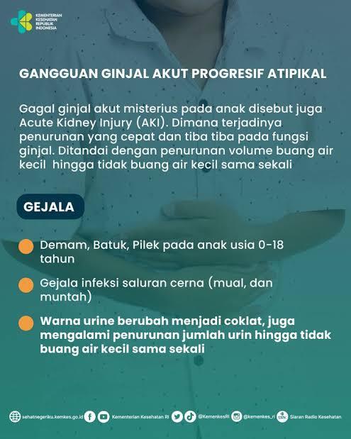 Marak Kasus Gagal Ginjal Pada Anak, Orangtua Wajib Waspada, Kenali Gejalanya! 