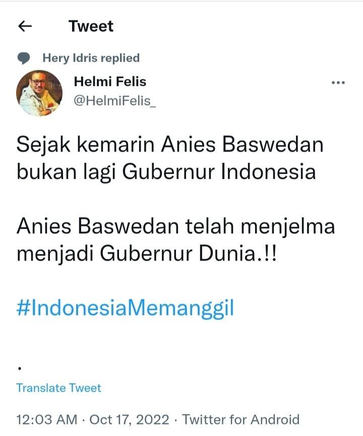 Elite NasDem Ungkap Anies Temui Jokowi Sore Ini
