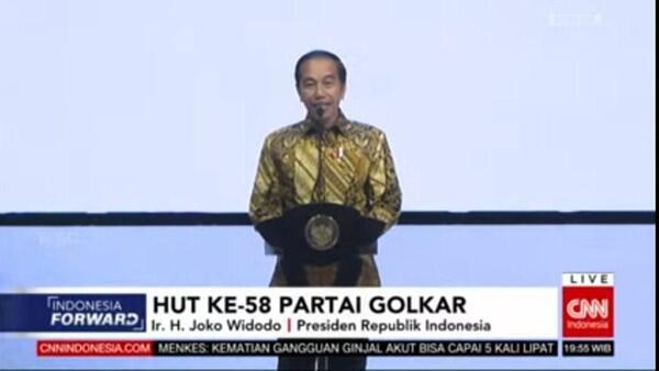 Jokowi: Saya Yakin Golkar Tak Sembrono Deklarasi Capres!