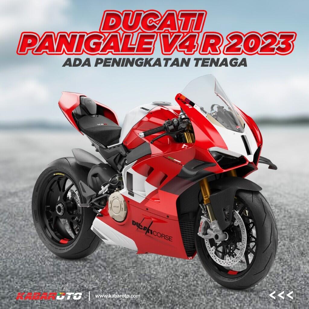 Ducati Panigale V4 R 2023 Mendapatkan Peningkatan Tenaga