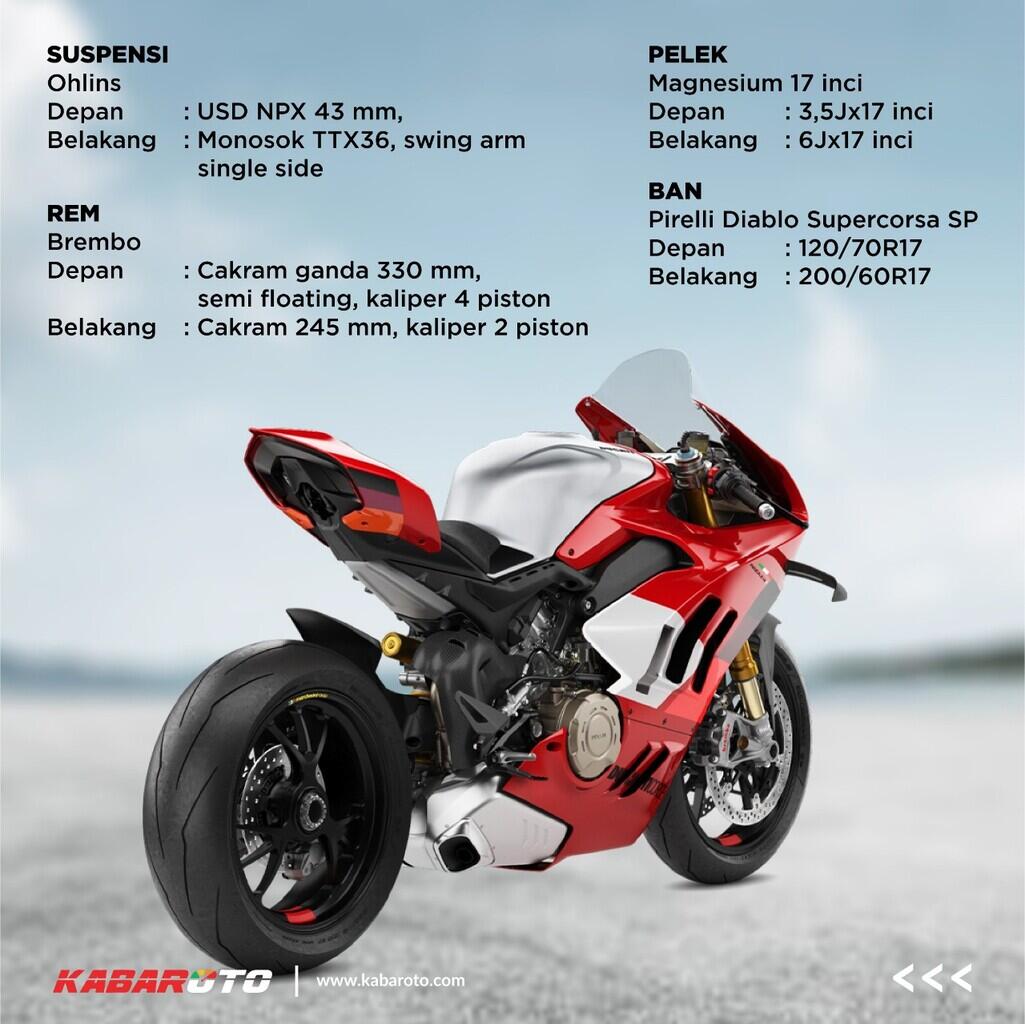 Ducati Panigale V4 R 2023 Mendapatkan Peningkatan Tenaga