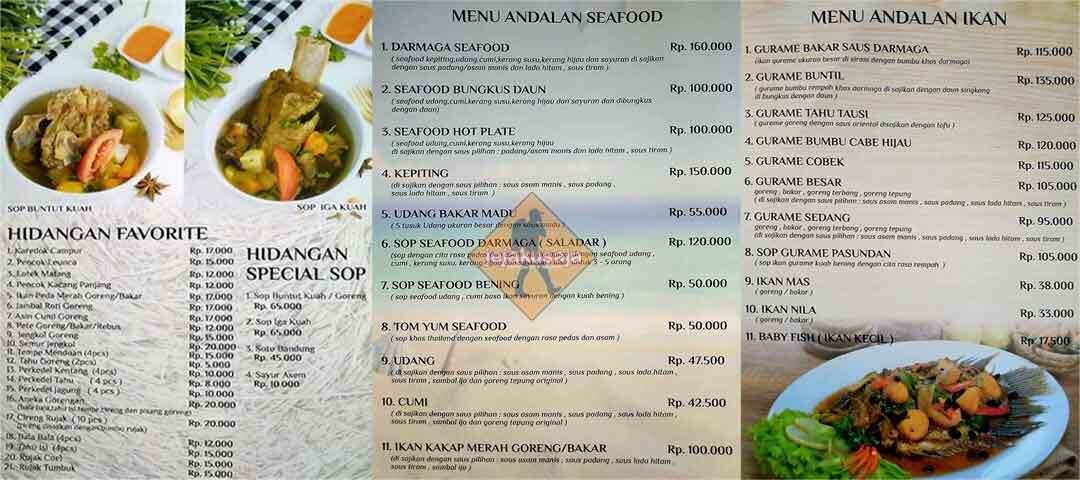 Menu Darmaga Sunda Lembang